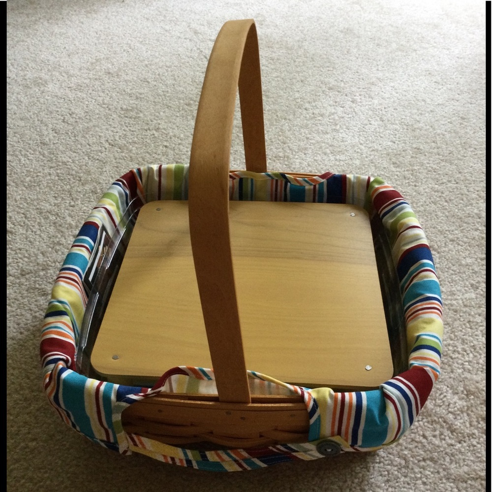 Longaberger Classic Pie Basket Combo Single Handle